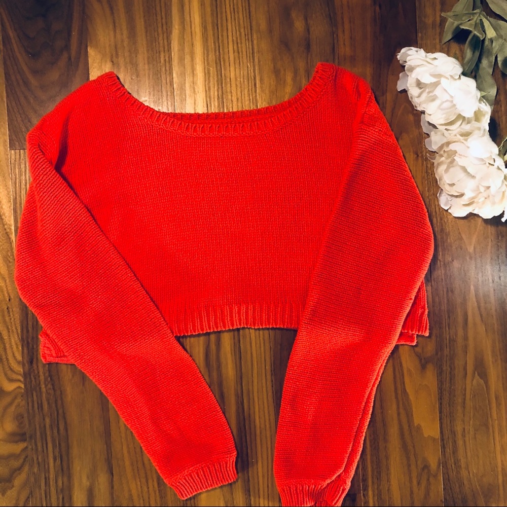 Nasty Gal Crop Top Sweater